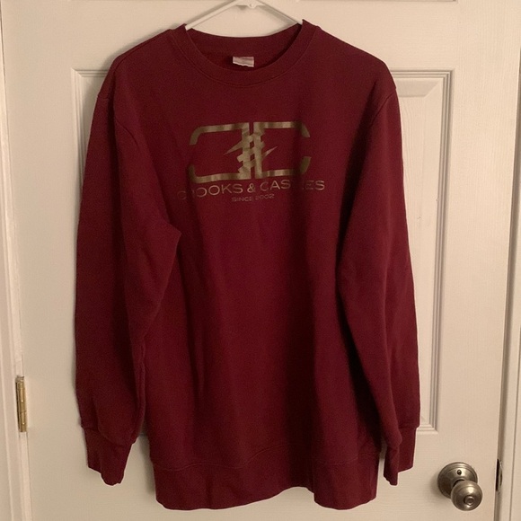 Other - Crooks & Castles Maroon Sweatshirt Size L
